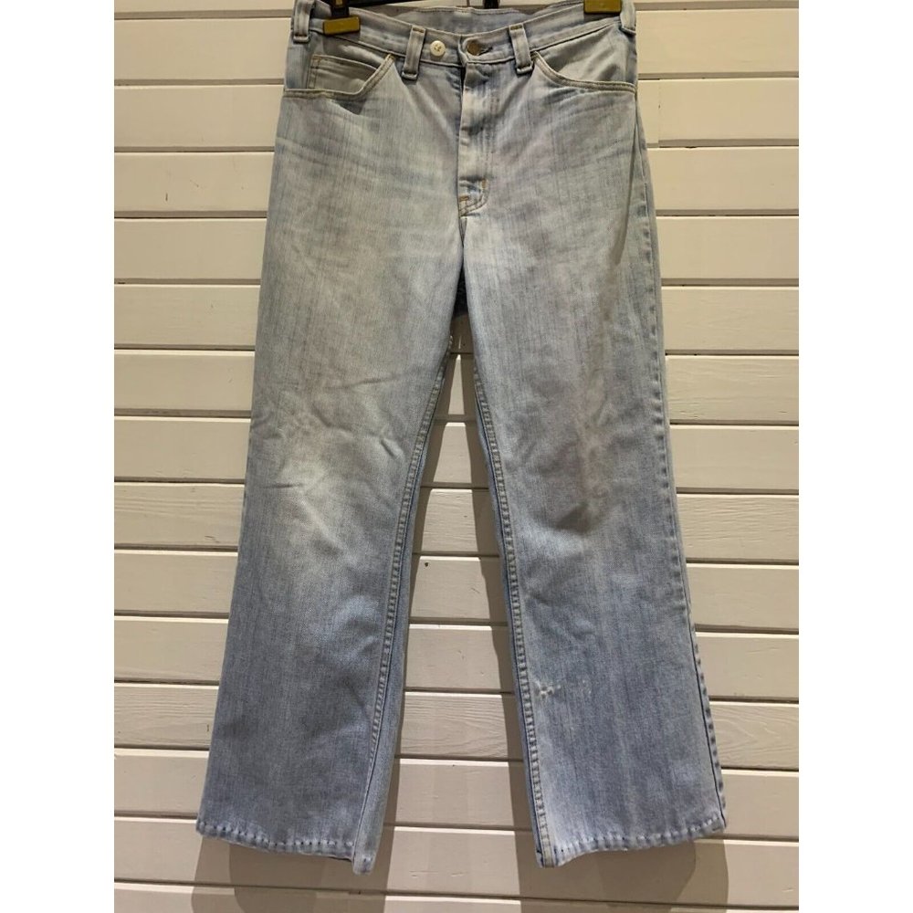Vintage 1970s? 80s? women's GWG Denim flare Leg Made In Canada Hippie 30 x 26"